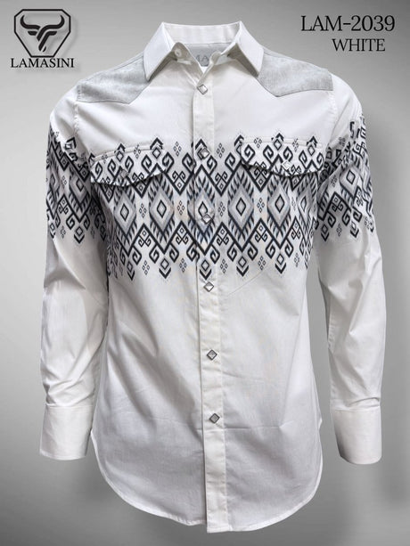 Camisa de Vaquera Estampada Lamasini Jeans LAM - 2039 - Lamasini