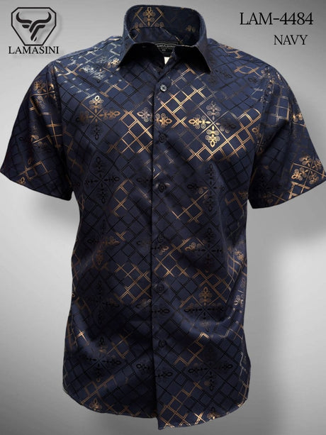 Camisa de Vaquera Estampada Lamasini Jeans LAM - 4484 - Lamasini