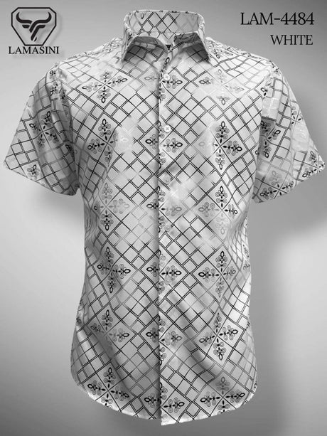 Camisa de Vaquera Estampada Lamasini Jeans LAM - 4484 - Lamasini