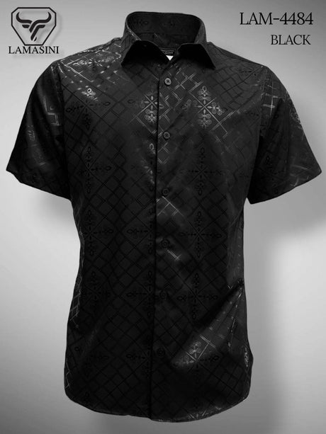 Camisa de Vaquera Estampada Lamasini Jeans LAM - 4484 - Lamasini