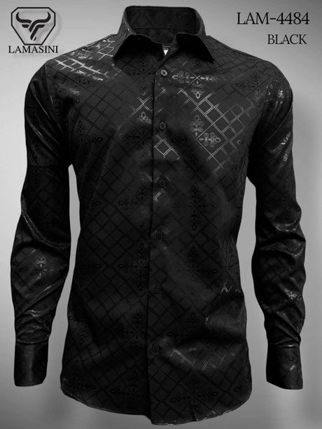 Camisa de Vaquera Estampada Lamasini Jeans LAM - 4484 - Lamasini