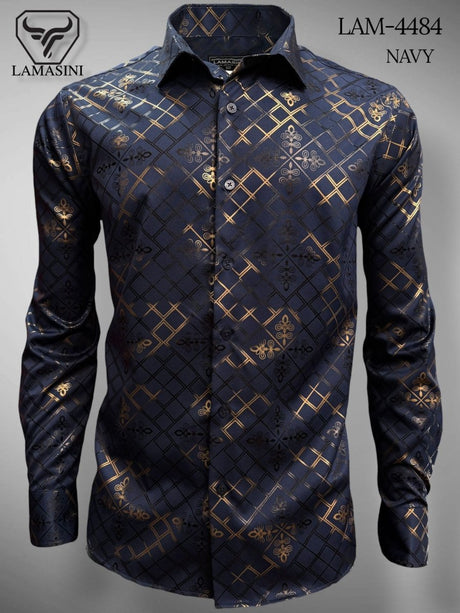 Camisa de Vaquera Estampada Lamasini Jeans LAM - 4484 - Lamasini