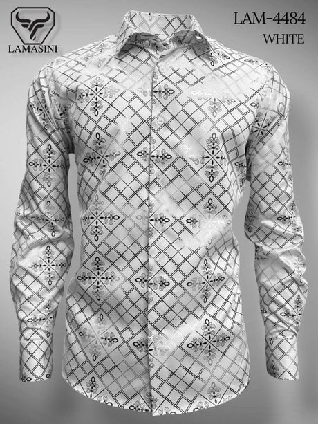 Camisa de Vaquera Estampada Lamasini Jeans LAM - 4484 - Lamasini