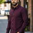 Camisa Elegante para Hombre de Manga Larga con Botones y Pequeños Brillos- Contti - Contti