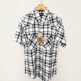 Camisa Vaquera de Manga Corta a Cuadros – The American West - American West