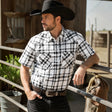 Camisa Vaquera de Manga Corta a Cuadros – The American West - American West