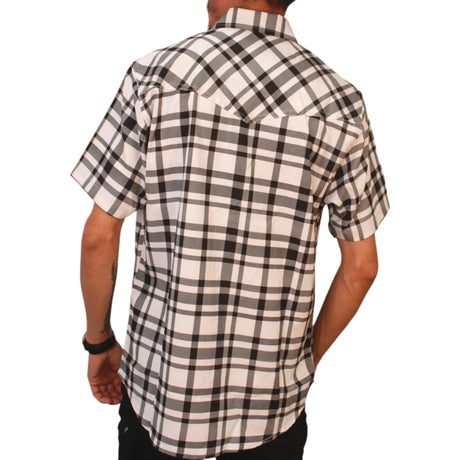 Camisa Vaquera de Manga Corta a Cuadros – The American West - American West