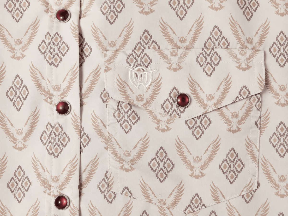 Camisa Vaquera de Manga Larga Cuadros – The American West - American West