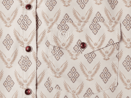 Camisa Vaquera de Manga Larga Cuadros – The American West - American West