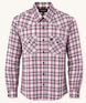 Camisa Vaquera de Manga Larga Cuadros – The American West - American West