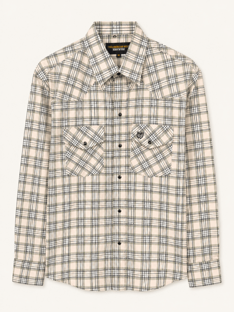 Camisa Vaquera de Manga Larga Cuadros – The American West - American West