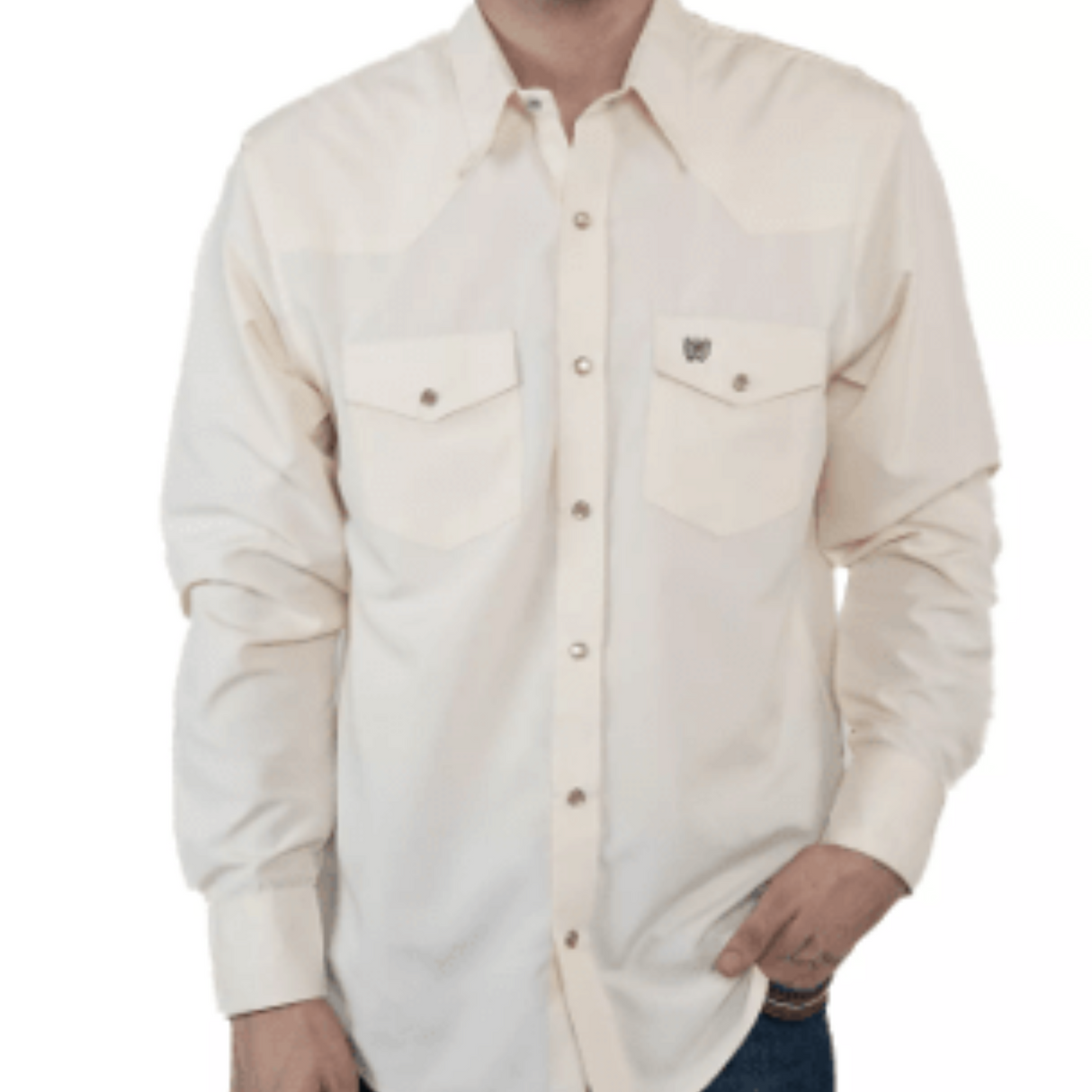 Camisa Vaquera Stretch Boton de Perla American West - American West