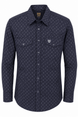 Camisa Western para Hombre de Manga Larga con Estampado-American West - American West