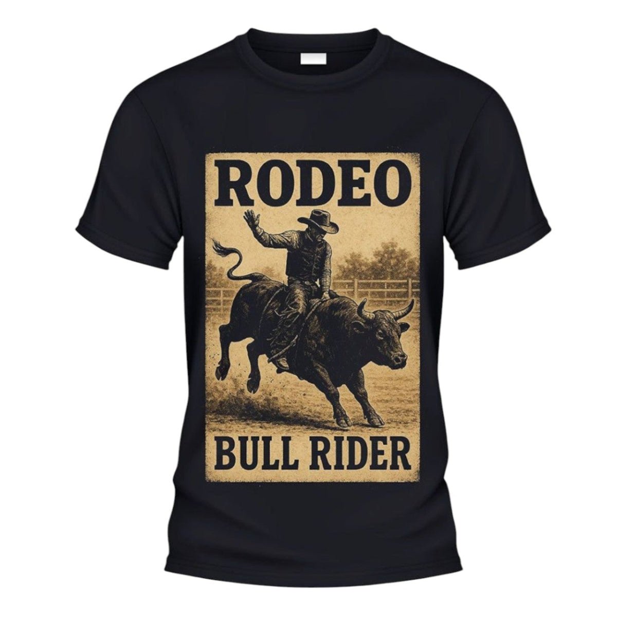 Camiseta Casual Manga Corta Bull Rider - CaballoBronco.com