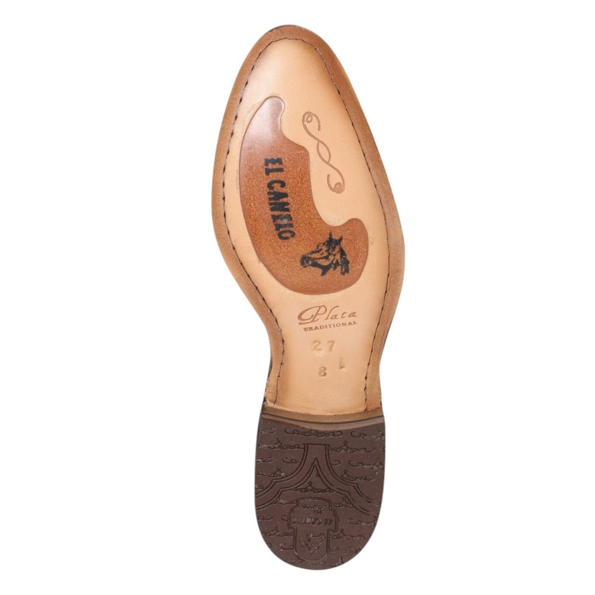 Canelo Charro Boot - Leather Nobuck Topo 231 - Diana Zapateria Inc