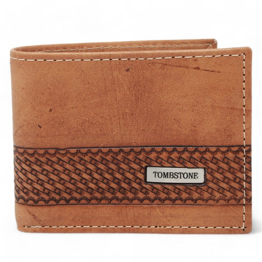 Cartera de Cuero Original Tombstone Color Cognac - Tombstone