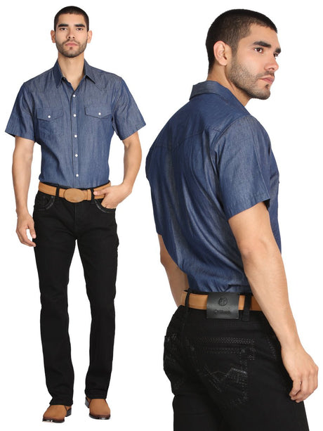 Centenario Bootcut Denim Jeans With Embroidery on the Back Pocket - Diana Zapateria Inc