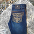 Centenario Bootcut Denim Jeans With Embroidery on the Back Pocket - Diana Zapateria Inc