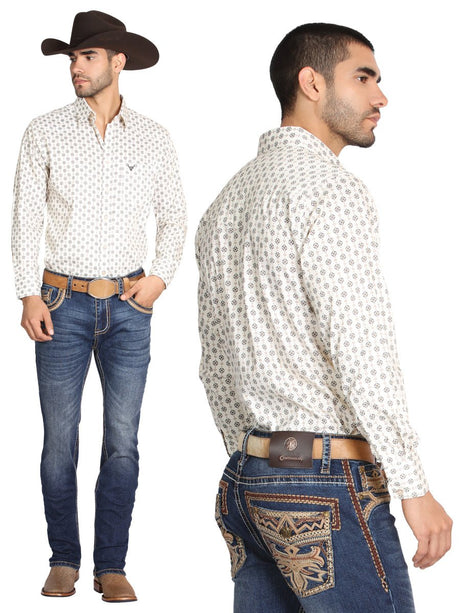 Centenario Bootcut Denim Jeans With Embroidery on the Back Pocket - Diana Zapateria Inc