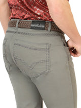 Centenario Slim Fit Denim Pants - Grey 45541 - Diana Zapateria Inc