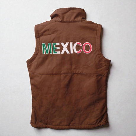 Chaleco Mexico Para Mujer Tipo Ariat Cafe - American West