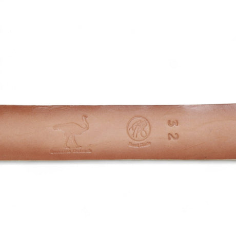 Cinto Vaquero de Avestruz Original Color Hueso - Los Altos Boots - Los Altos Boots