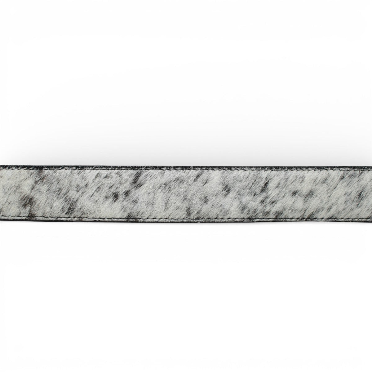 Cinto Vaquero de Piel con Pelo de Vaca Negro Blanco - TMB205579 - Hooch