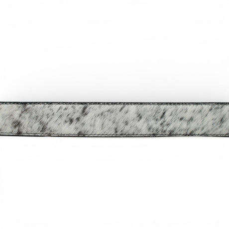 Cinto Vaquero de Piel con Pelo de Vaca Negro Blanco - TMB205579 - Hooch