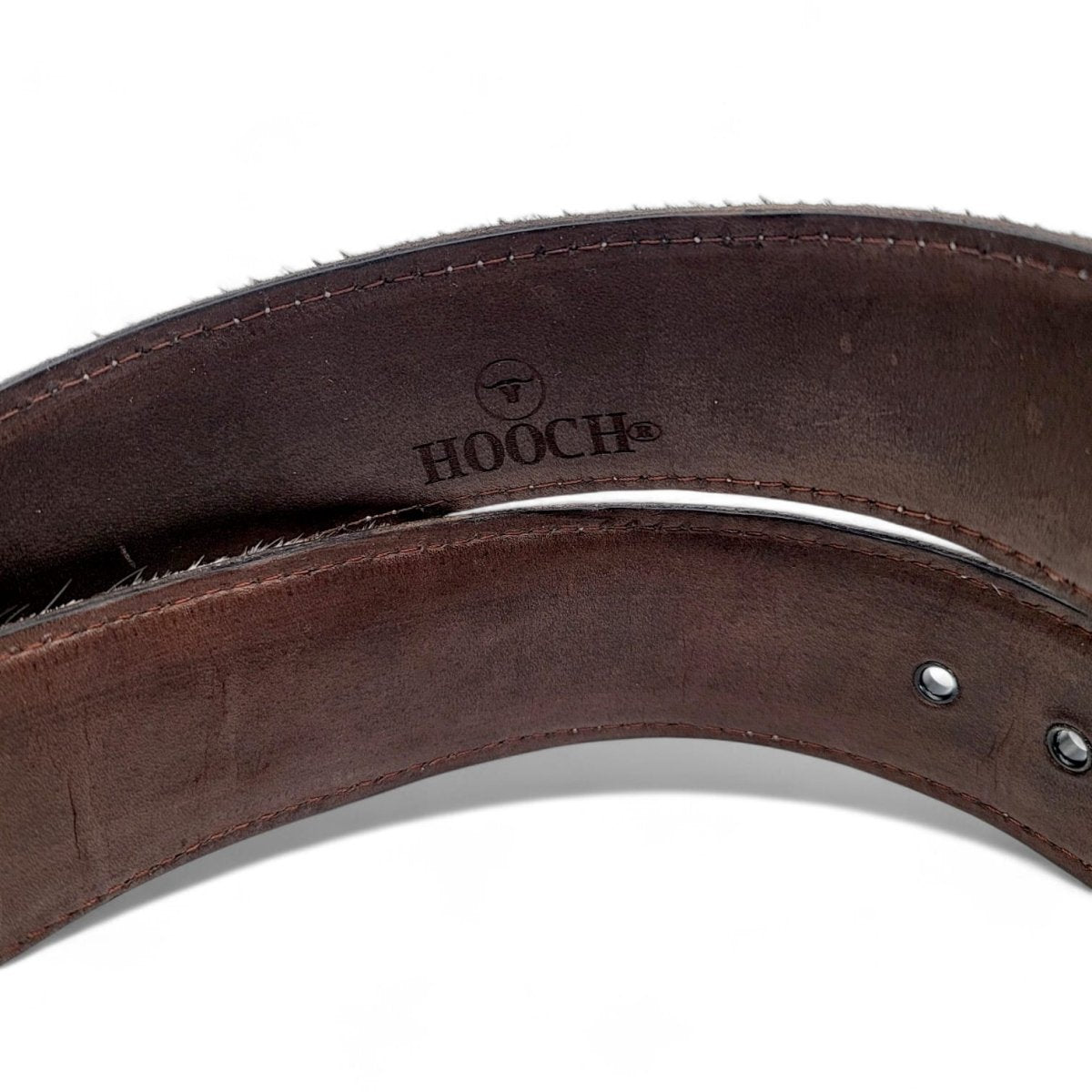 Cinto Vaquero de Piel con Pelo para Hombre 2" Estilo Rodeo – Hooch Boots HC - 111 - Hooch