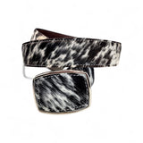 Cinto Vaquero de Piel con Pelo para Hombre 2" Estilo Rodeo – Hooch Boots HC - 111 - Hooch