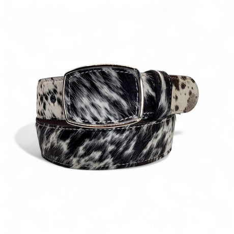 Cinto Vaquero de Piel con Pelo para Hombre 2" Estilo Rodeo – Hooch Boots HC - 111 - Hooch