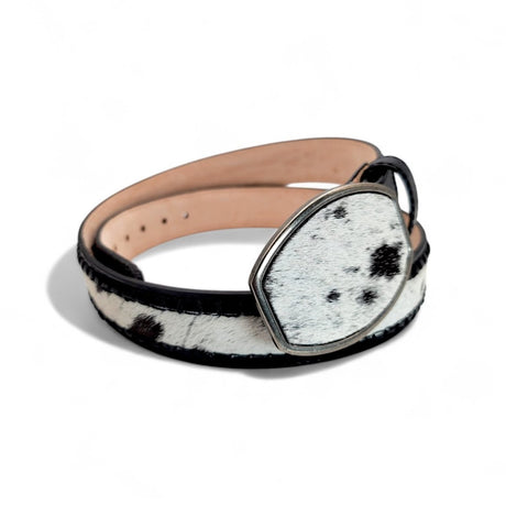 Cinto Vaquero de Piel con Pelo para Hombre 2" Estilo Rodeo – Hooch Boots HC - 112 - Hooch