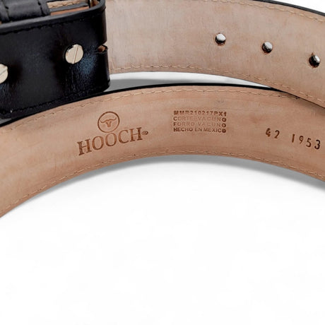 Cinto Vaquero de Piel con Pelo para Hombre 2" Estilo Rodeo – Hooch Boots HC - 112 - Hooch