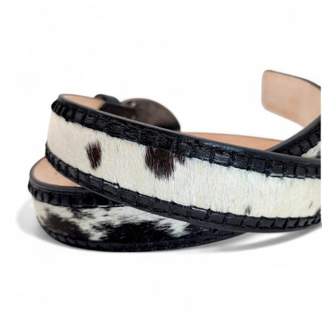 Cinto Vaquero de Piel con Pelo para Hombre 2" Estilo Rodeo – Hooch Boots HC - 112 - Hooch