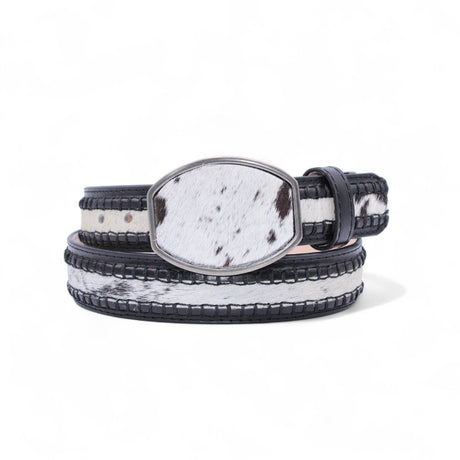 Cinto Vaquero de Piel con Pelo para Hombre 2" Estilo Rodeo – Hooch Boots HC - 112 - Hooch