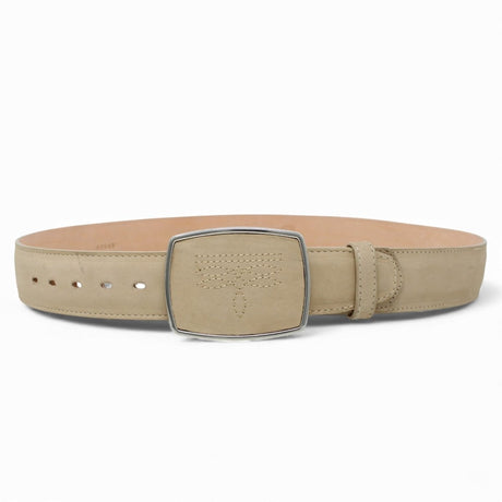 Cinto Vaquero de Piel Original Color Hueso - Wild West - Wild West Boots