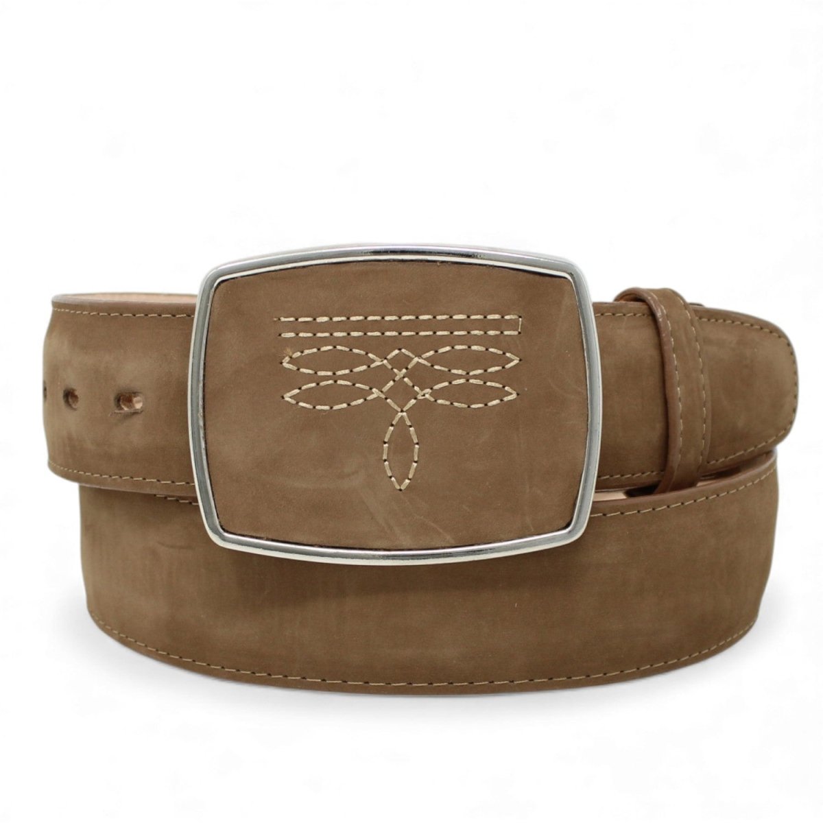 Cinto Vaquero de Piel Original Color Tan - Wild West - Wild West Boots