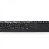 Cinto Vaquero de Piel Original Grabado de Cocodrilo Hebilla Metal- La Careta - La Carreta