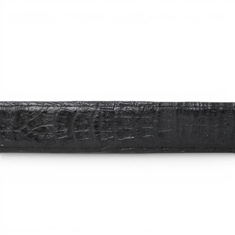 Cinto Vaquero de Piel Original Grabado de Cocodrilo Hebilla Metal- La Careta - La Carreta