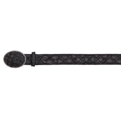 Cinto Vaquero de Pirarucu Original Color Negro Mate - Los Altos Boots - Los Altos Boots