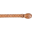 Genuine Piraruccu Cowboy Belt Glossy Oryx Color - Los Altos Boots - Front View