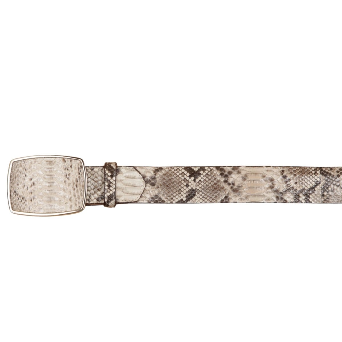 Cinto Vaquero de Piton Original Color Natural - Wild West Boots - Wild West Boots