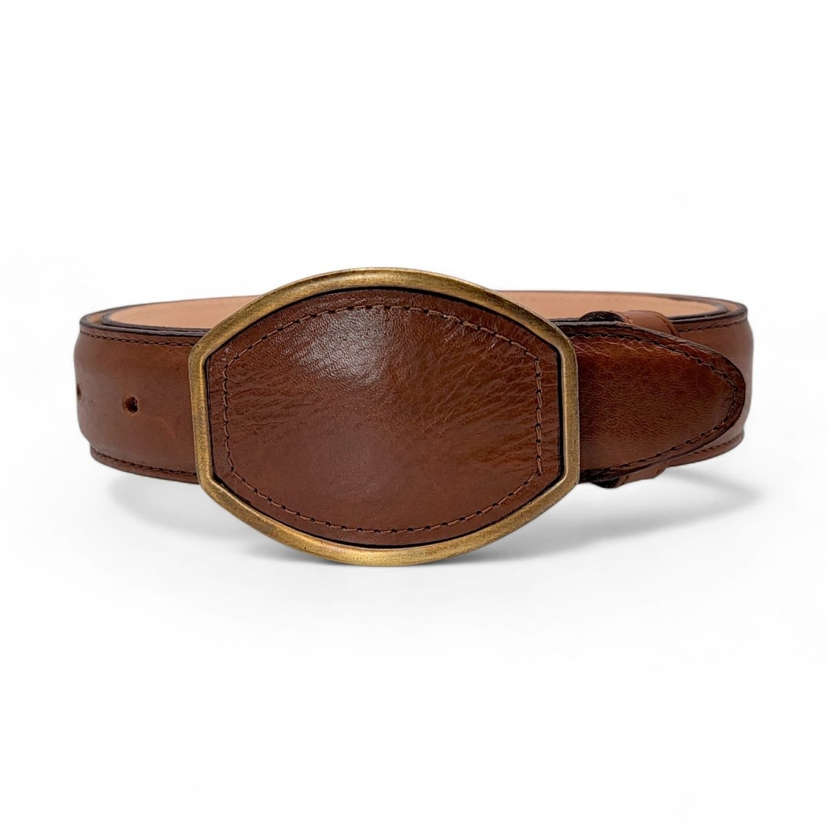 Cinto Vaquero para Hombre de Piel Privo Color Miel 1.5” – Hooch HC - 135 - Hooch