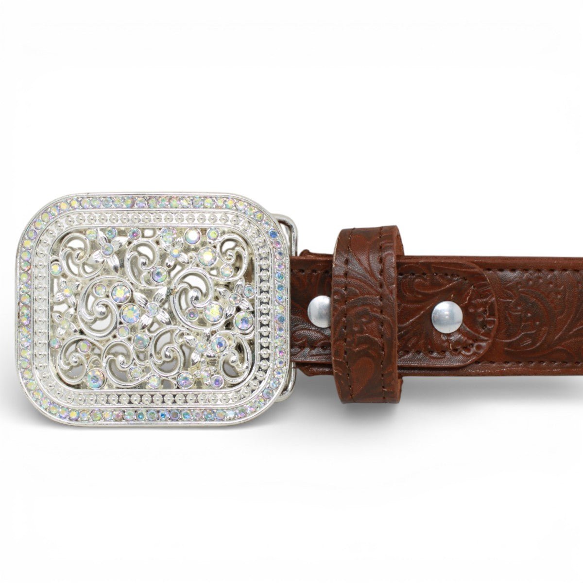 Cinto Vaquero para Mujer de Piel Cincelado Miel - TMLB200202 - Tanner Mark Boots