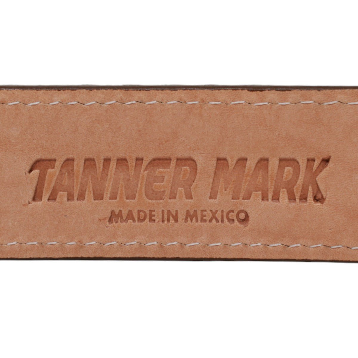 Cinturón de Avestruz Con Hebilla Metálica Texas Cognac - TMXB208013 - Tanner Mark Boots