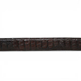 Cinturón de Caiman Cafe Con Hebilla Metálica Texas - TMXB100160 - Tanner Mark Boots