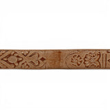 Cinturon de Piel con Estampado de Cincelado Floral y Hebilla Metálica Texas - TMB207020 - Tanner Mark Boots