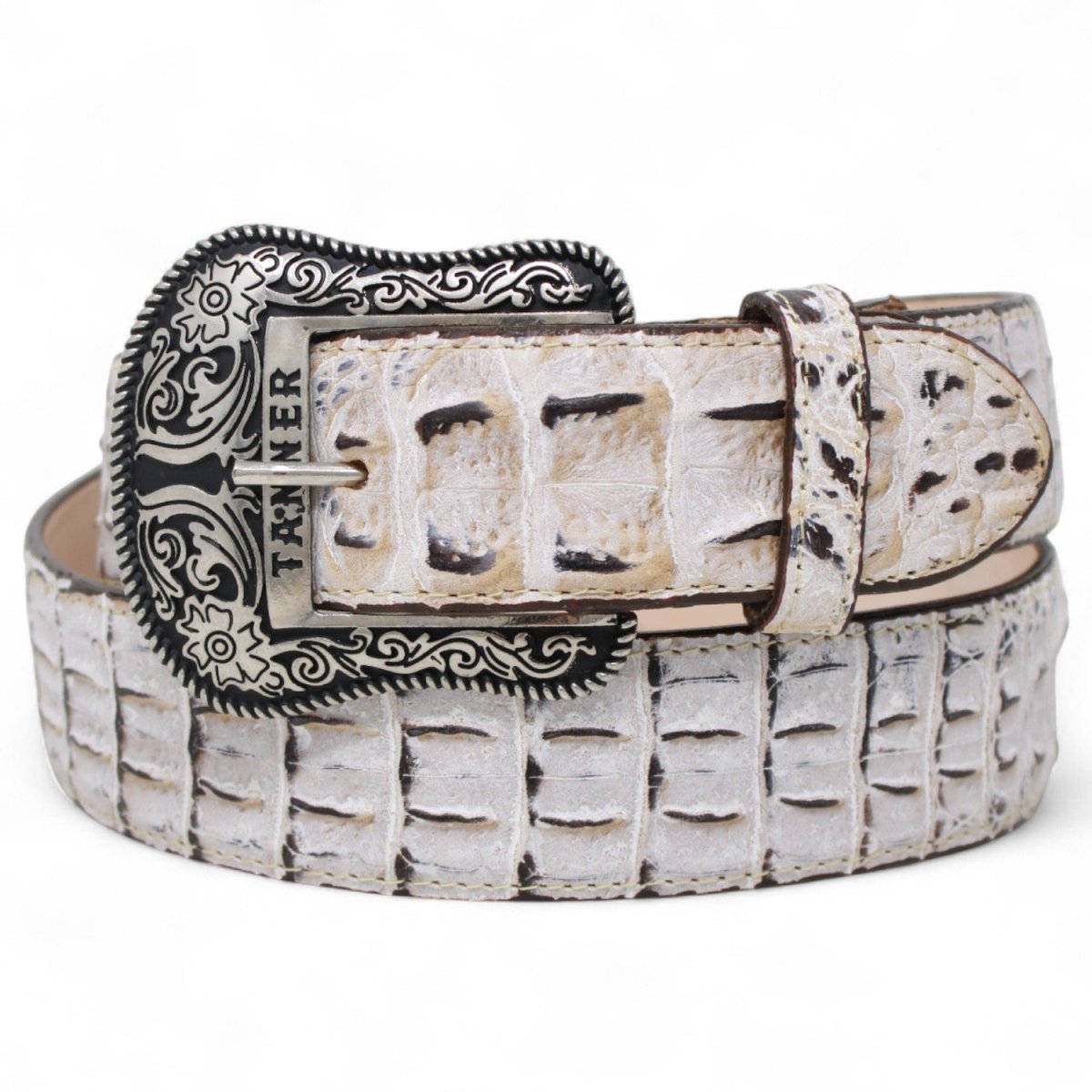 Calvin Klein Vintage 90\'s silver and ivory python leather belt made in Italy Reversible Pebbled Leather Logo Belt | Calvin Klein® Qatar main image 4