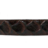 Cinturón de Piel Genuina con Estampado de Pirarucu y Hebilla Metálica Texas Cafe - Tanner Mark Boots