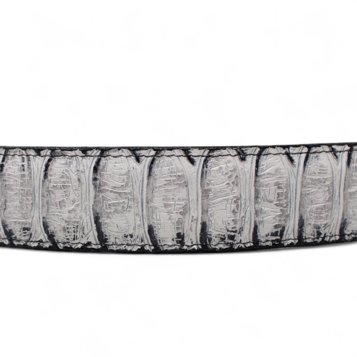 Cinturon de Piel Genuina con Estampado de Piton Jumbo y Hebilla Metálica Texas - Tanner Mark Boots